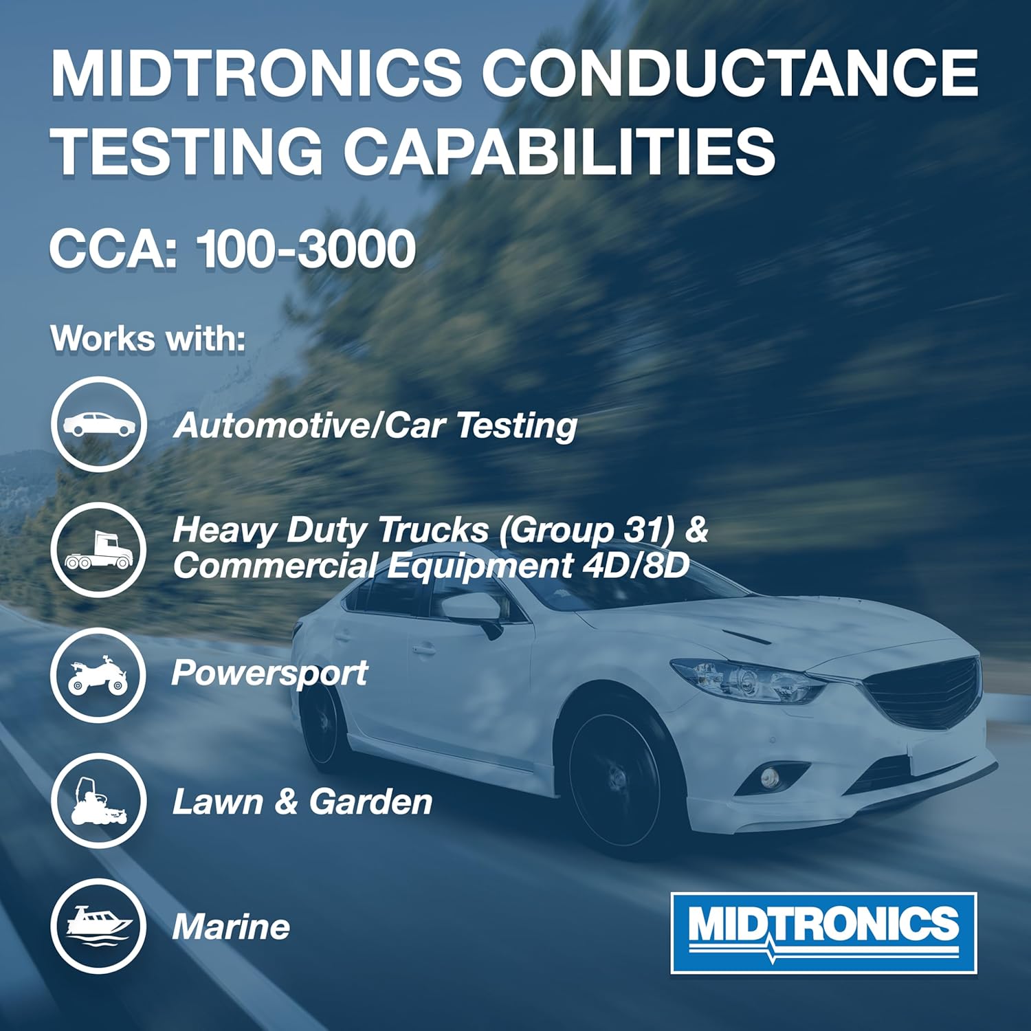 Midtronics MVT-200 conductance testing capabilities