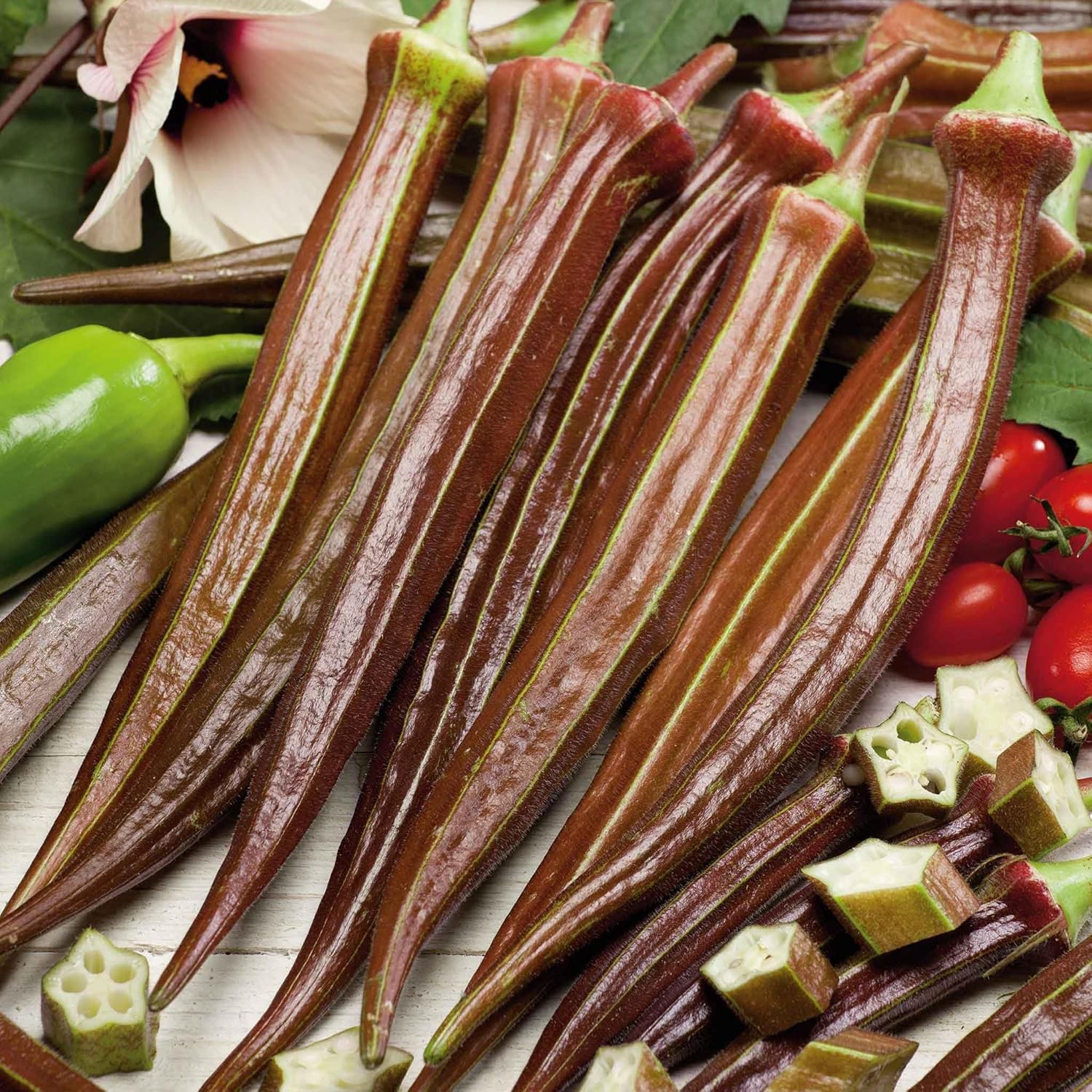 Eden Brothers Okra Seeds - Blondy Non-GMO Seeds for Planting, 1 Pound | Low-Maintenance Vegetable Seeds, Plant During Warm Season, Zones 10, 2, 3, 4, 5, 6, 7, 8, 9