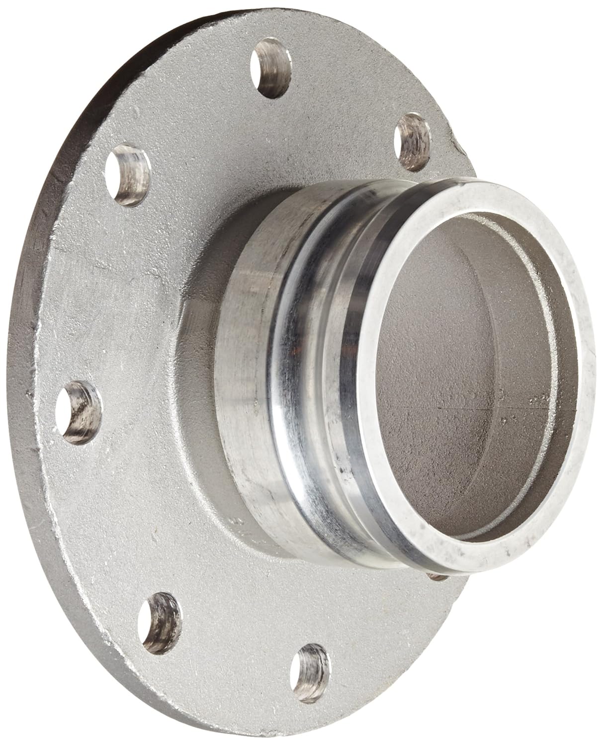 Dixon 400-AL-AL Aluminum Cam and Groove Hose Fitting, 4" Plug x 150# ASA Flange