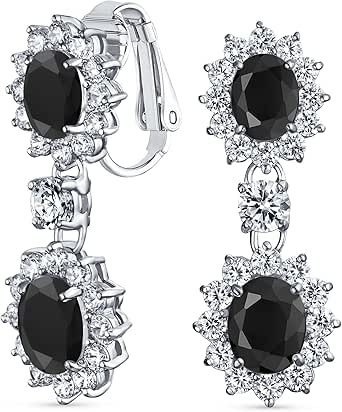 Set Gioielli Art Deco Collana & Orecchini Marquise Con Zirconi Cubici - Regalo Nuziale Elegante - Foto 9