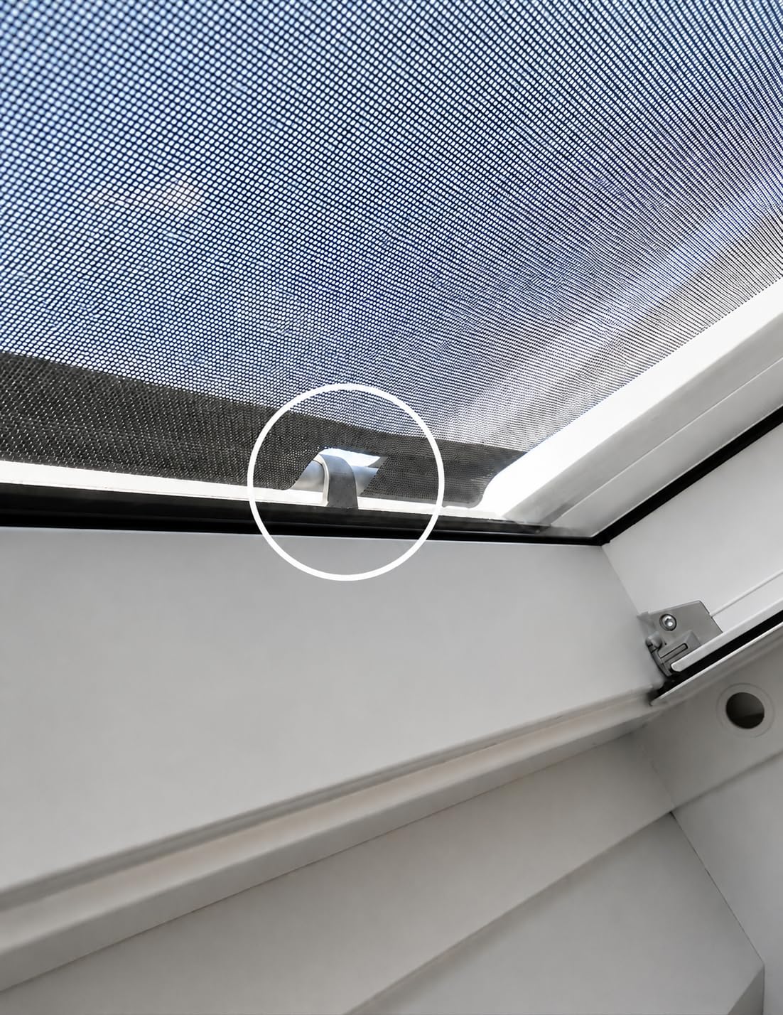 Pièce de rechange pour fenêtre de toit VELUX - Protection contre la chaleur - Crochets de fixation MHL - Protection solaire manuelle extérieure