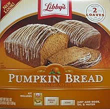 Libby's All Natural Pumpkin Bread Kit with Icing - Makes 2 Loaves