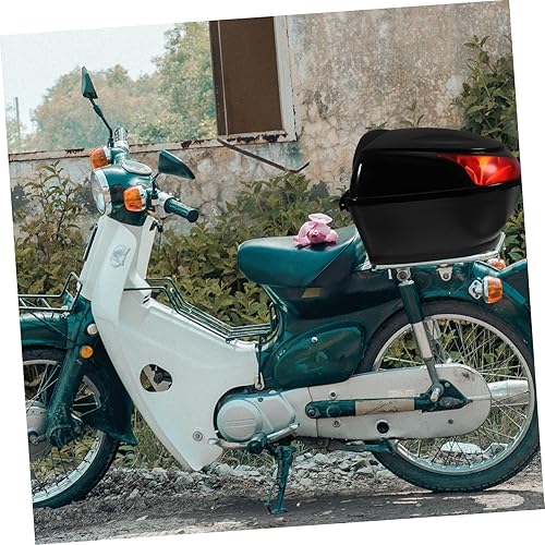 Miniatura 6 de Ciclomotor Scooter Motocicleta Maletero Caja de Almacenamiento Tronco Cola Maleta Maleta Bolsa de Almacenamiento de Motocicleta Portador de
