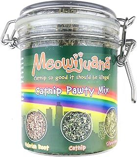 Meowijuana | Catnip Bundles | Organic | Dried Premium Ground Catnip | High Potency | Perfect for Cat Toys | Grown in The U...