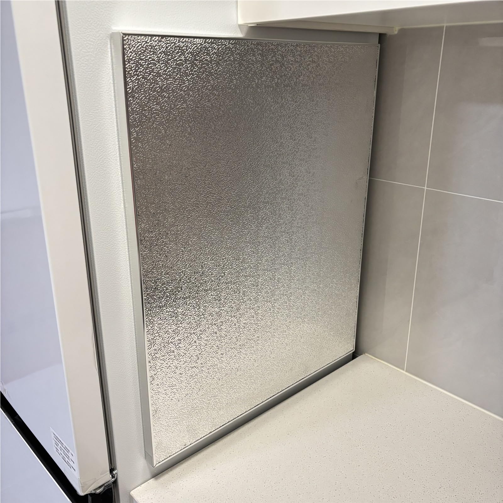 escudo térmico para el refrigerador 20 30 40 50 60 70 80 Cm De Ancho Tablero De Panel De Refrigerador Resistente Al Calor, Estera Aislante Para El Lado Del Refrigerador(Self-adhesive,L W 60cm x 50cm)