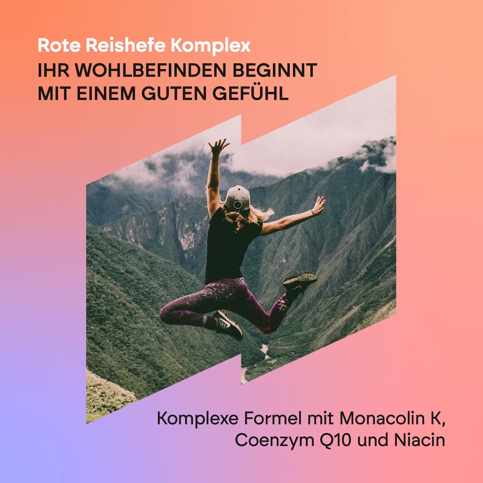 Fermentierter Roter Reis 2,9mg Monacolin K + Q10 + Vit C E - FermentierterRoter Hefereis - 90 Vegan Kapseln Nutralie