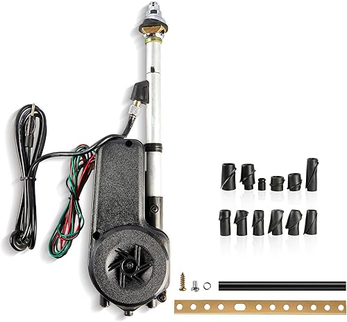 RED WOLF Kit de antena de alimentación totalmente automática para automóvil, repuesto para Chevy Cadillac Mercedes-Benz BMW Honda Nissan Toyota