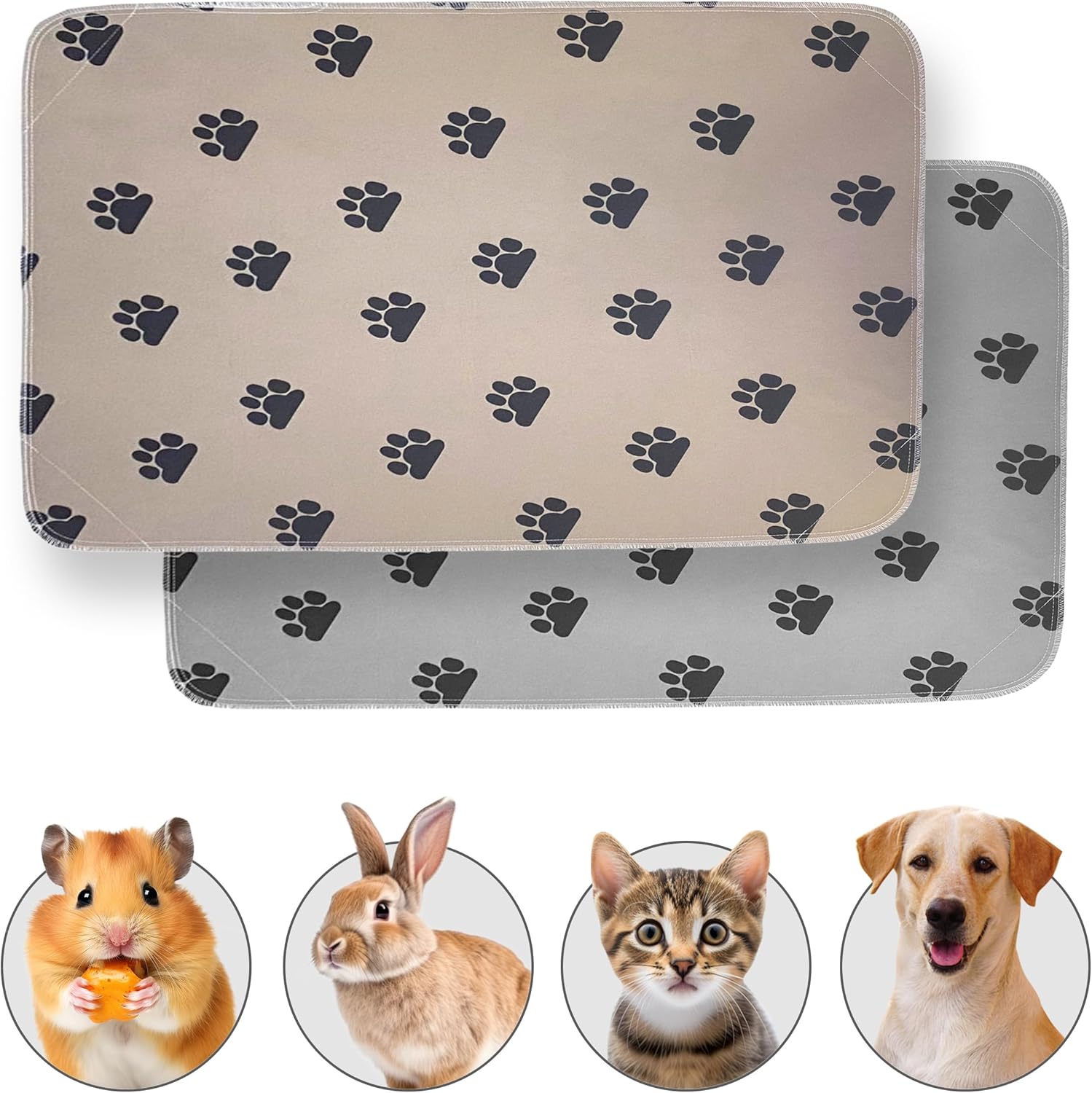 JT Pet Guinea Pig Cage Liner Pack of 2 Washable Pee Pads
