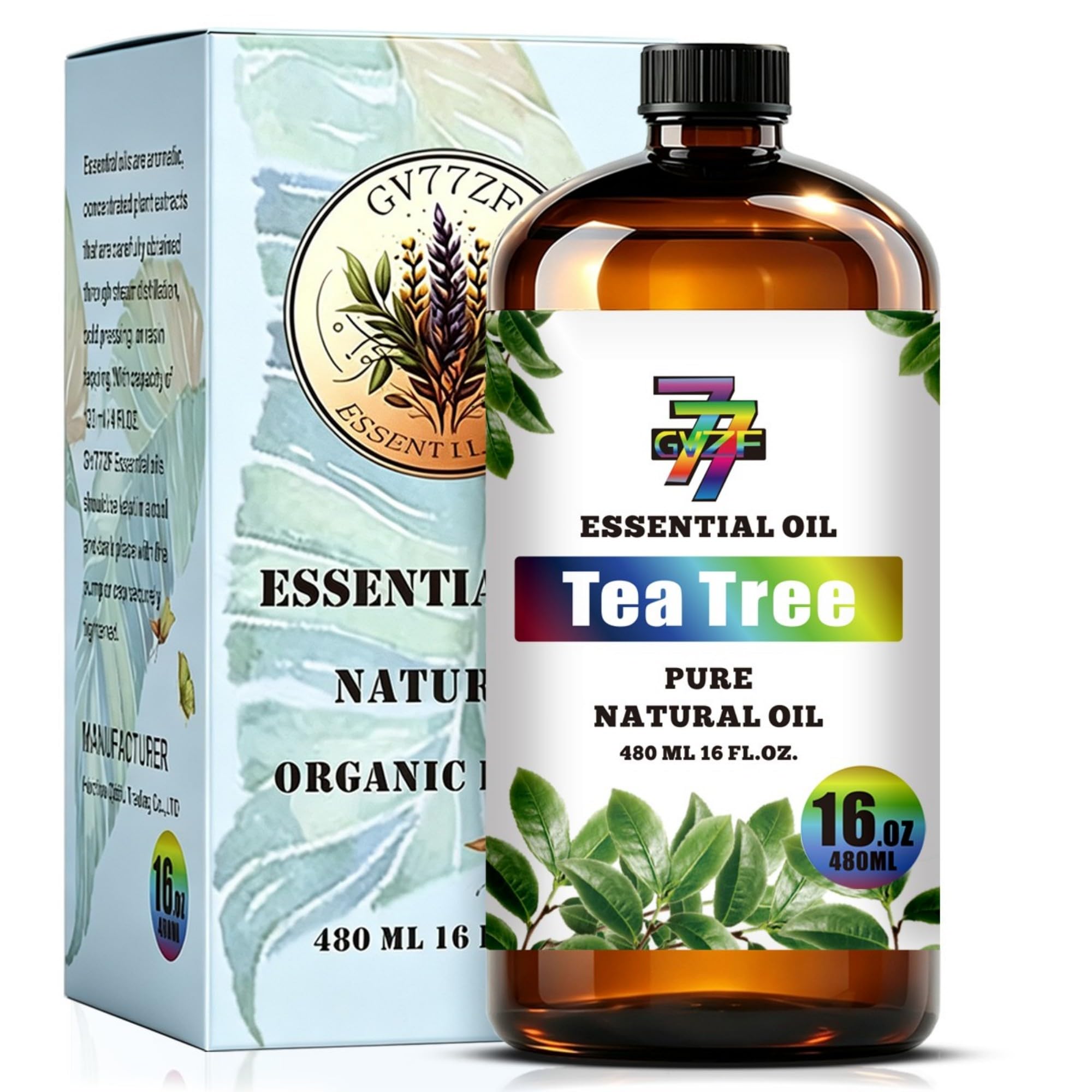 Tea Tree Essential Oil for Diffuser Massage, Tea Tree Oil 16 fl oz