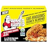 Dave's Killer Bread Oat-Rageous Honey Almond Organic Snack Bars, 4 Individually Wrapped Snack Bars (Pack of 2)