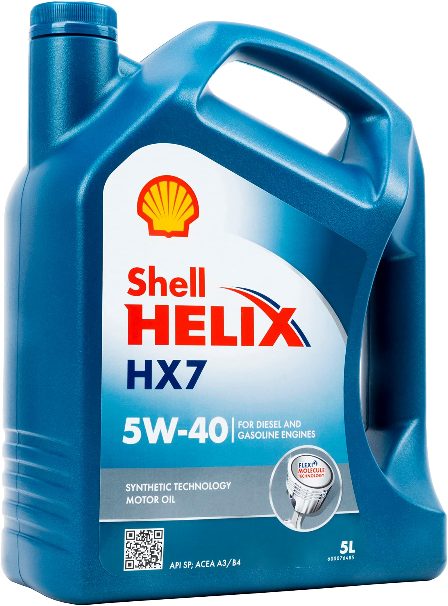 ‎Shell Engine Lubricating Oil Shell Helix HX7 5W-40 5 Litres