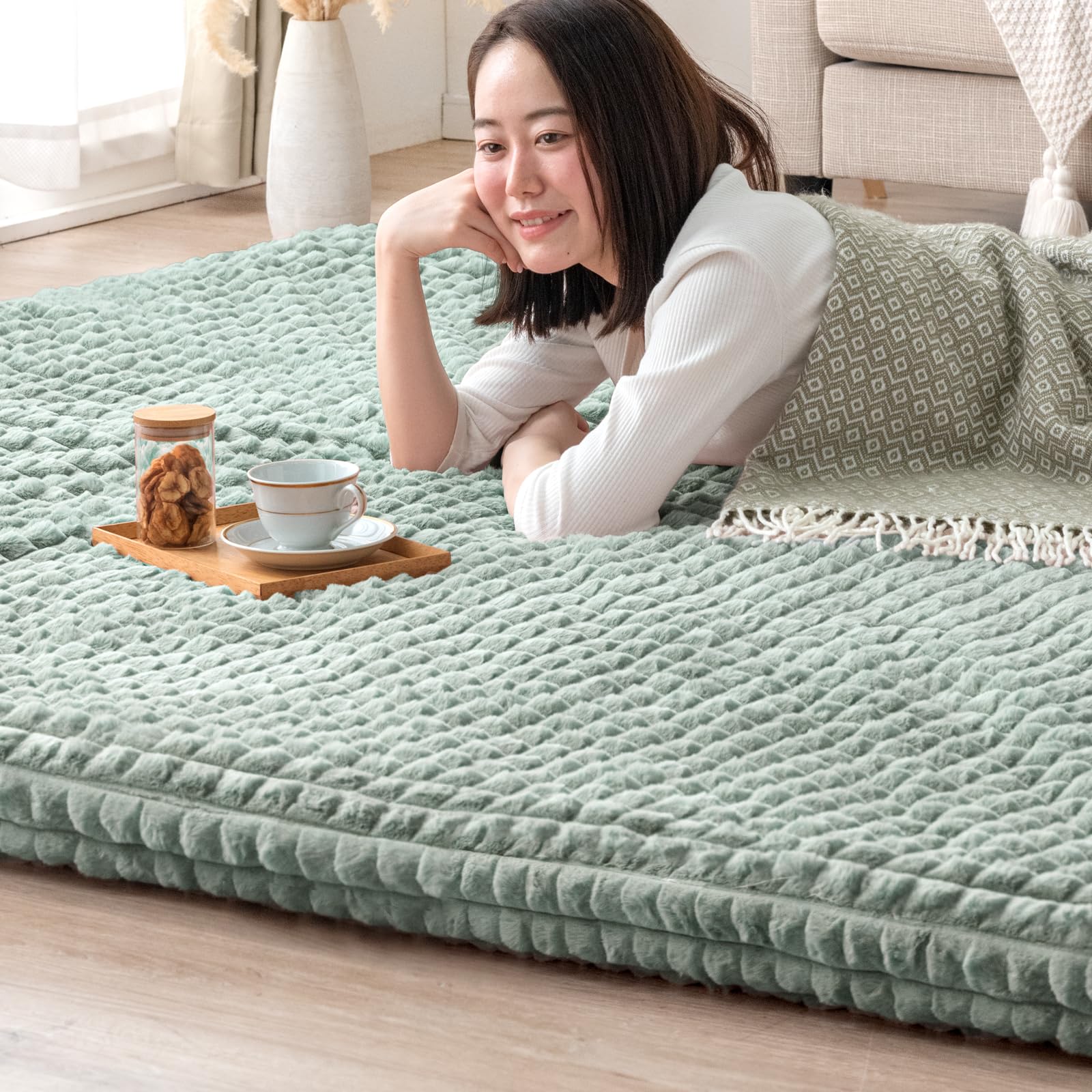 Amazon | タンスのゲン ラグ専用カバー 【カバーのみ 80100125専用