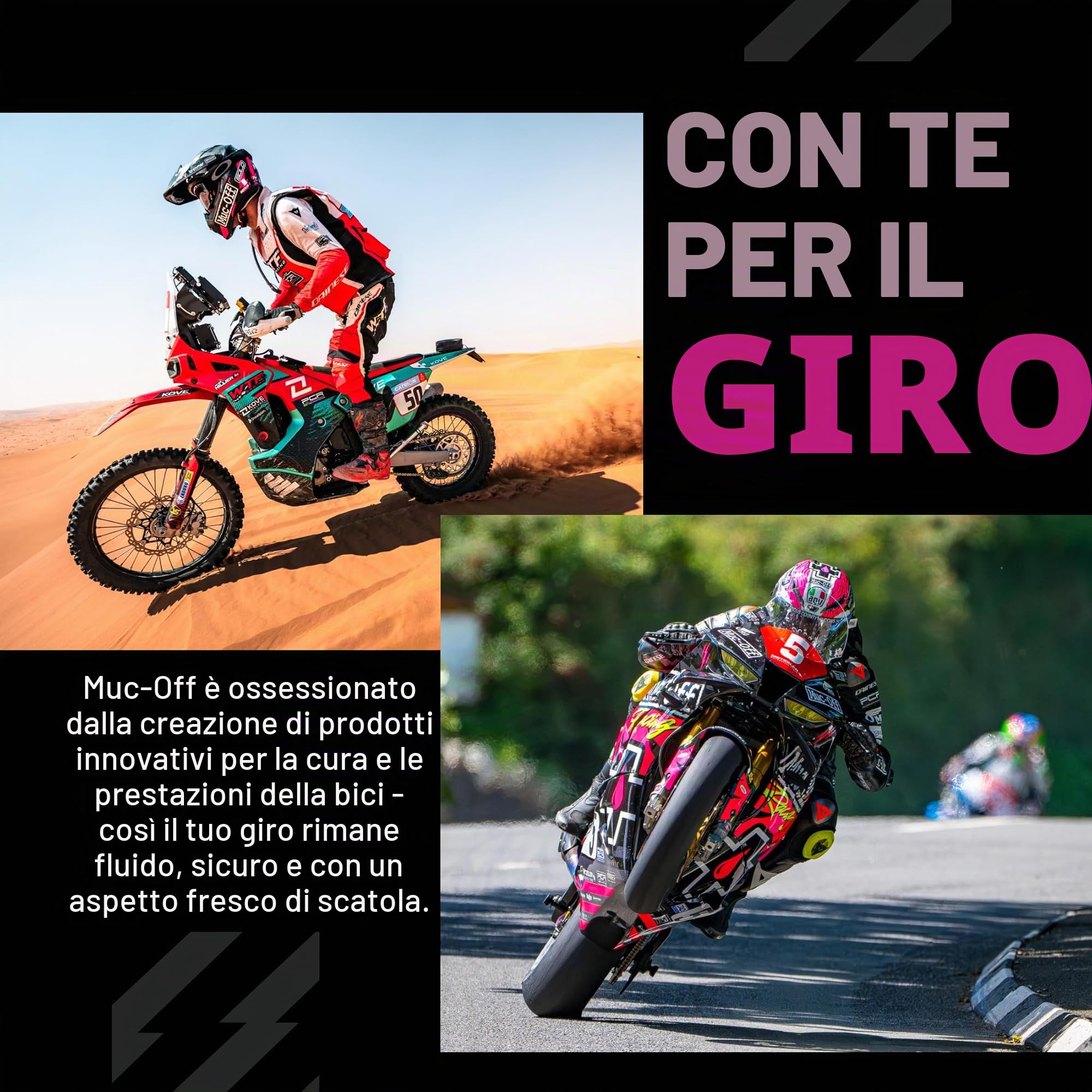 Muc-Off Nano-Tech Motorcycle Cleaner, 5 l - Spray Detergente Moto Biodegradabile ad Azione Rapida - Prodotto Pulizia Moto Sicuro su Tutte le Superfici e Adatto a Tutti i Tipi di Moto