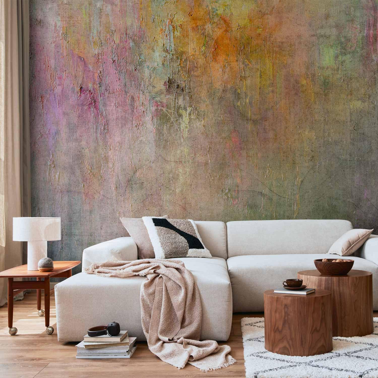 murando - Fototapete Vlies Abstrakt, 400x280 cm, Schlafzimmer, Wohnzimmer | Full HD Druck, 3D-Effekt, lichtbeständige Farben, ideal fürs Wohn- oder Schlafzimmer, schnelle Montage, lichtbeständig, edel