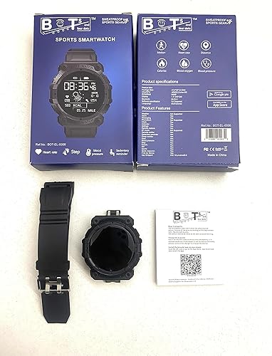 BOTs and four DOTs, Reloj inteligente FD68S, reloj deportivo SMARTWATCH. Rastreador de actividad, frecuencia cardíaca, movimiento, distancia,
