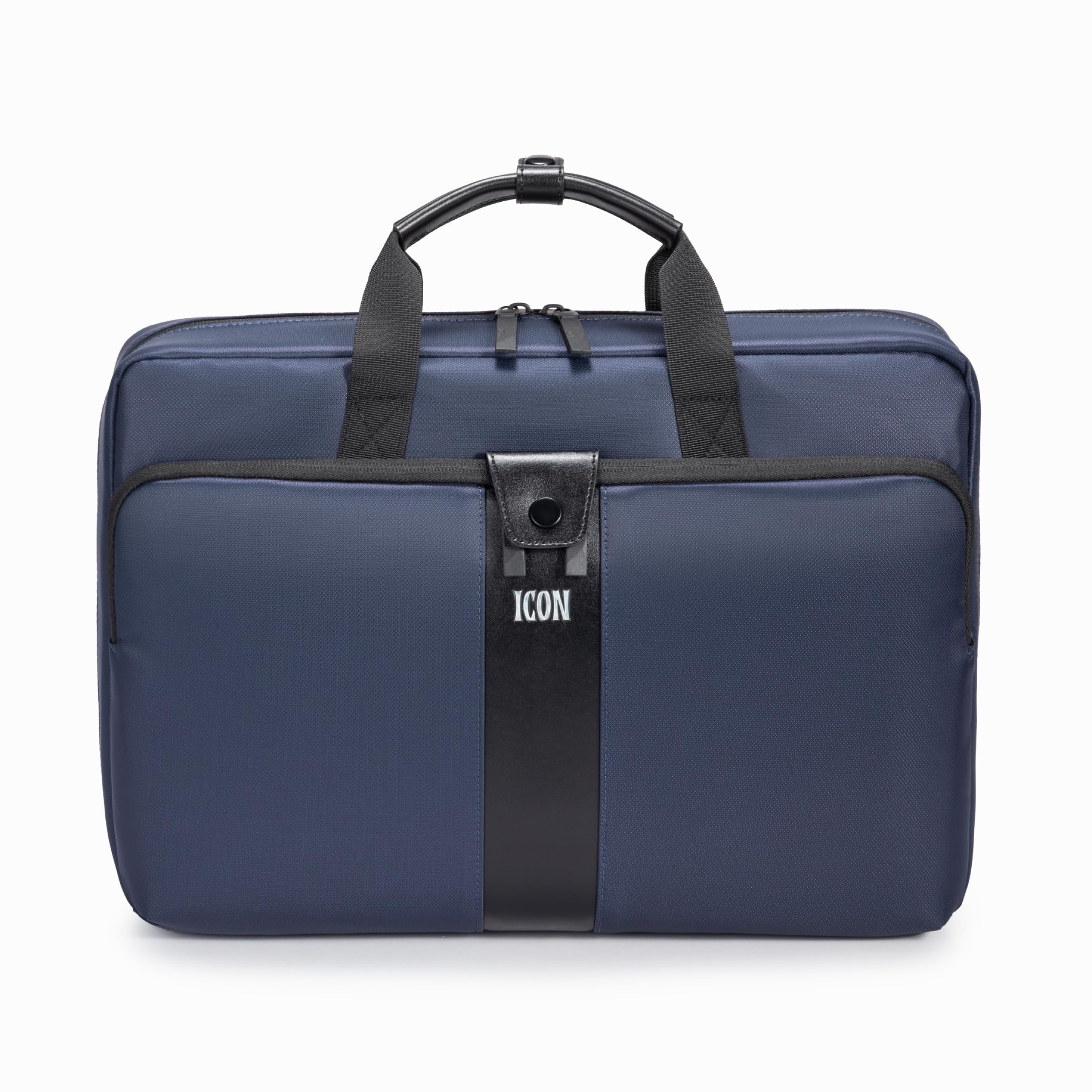 The Neo Breifcase 13L | Premium Polyester, Fits 15.6" Laptops | Luggage Sleeve, Padded Laptop Compartment, Water-Resistant & Unisex Laptop Bag (Black)