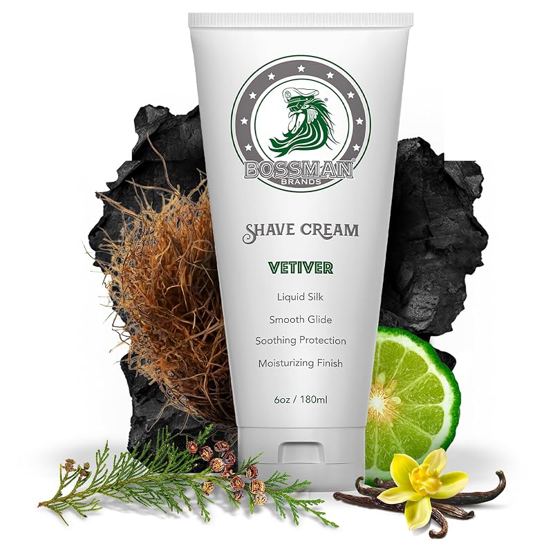 Bossman Creme de Barbear Líquido Vetiver X
