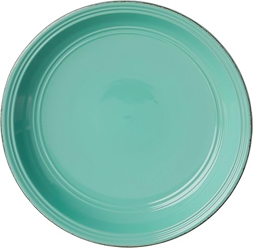 Miniatura 6 de American Atelier Juego de vajilla redonda  Platos, cuencos y tazas de cocina azul aguamarina  Colección Madelyn de 16 piezas  Apto para lavavajillas