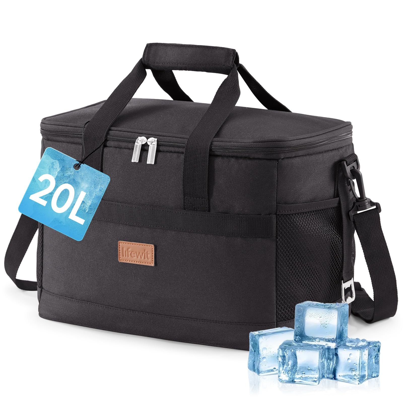 Lifewit Nevera Portatil 20L, Bolso Neveras Isotermica para Hombre, Grande Bolsas Termica porta Alimentos, Cooler Bag Te…