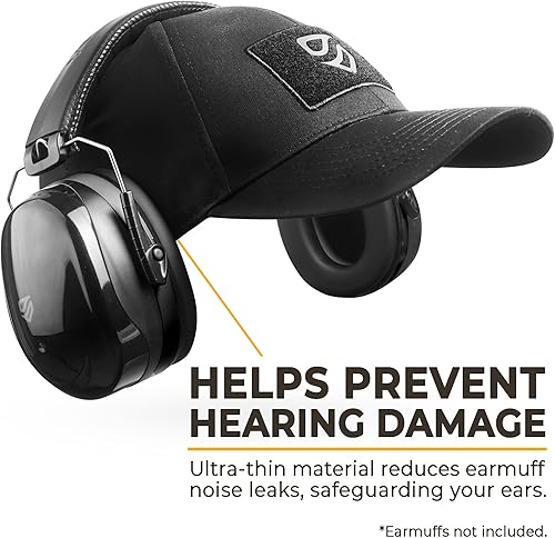 Miniatura 2 de TradeSmart Sombrero táctico negro con velcro para hombres y mujeres, gorra de béisbol con bandera estadounidense + parche de bandera estadounidense