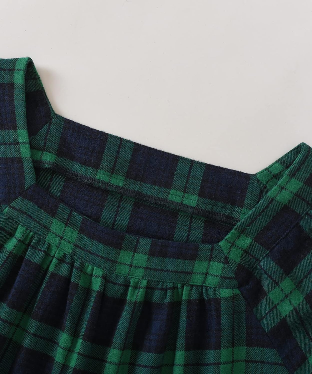 Latuza Women's Long Sleeves Cotton Flannel Nightgown - Image 3