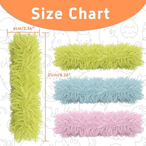 Miniatura 4 de Paquete de 3 almohadas suaves y duraderas para gatos, juguetes de hierba gatera de colores intensos, juguetes interactivos para gatos para