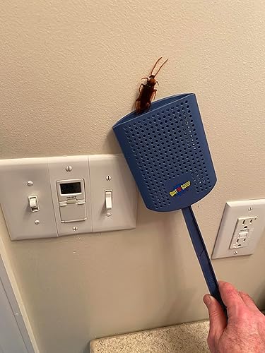 Miniatura 7 de Matamoscas resistente y atrapa arañas y liberación. Atrapasamoscas de insectos para el interior del hogar. Matamoscas de casa o atrapador de