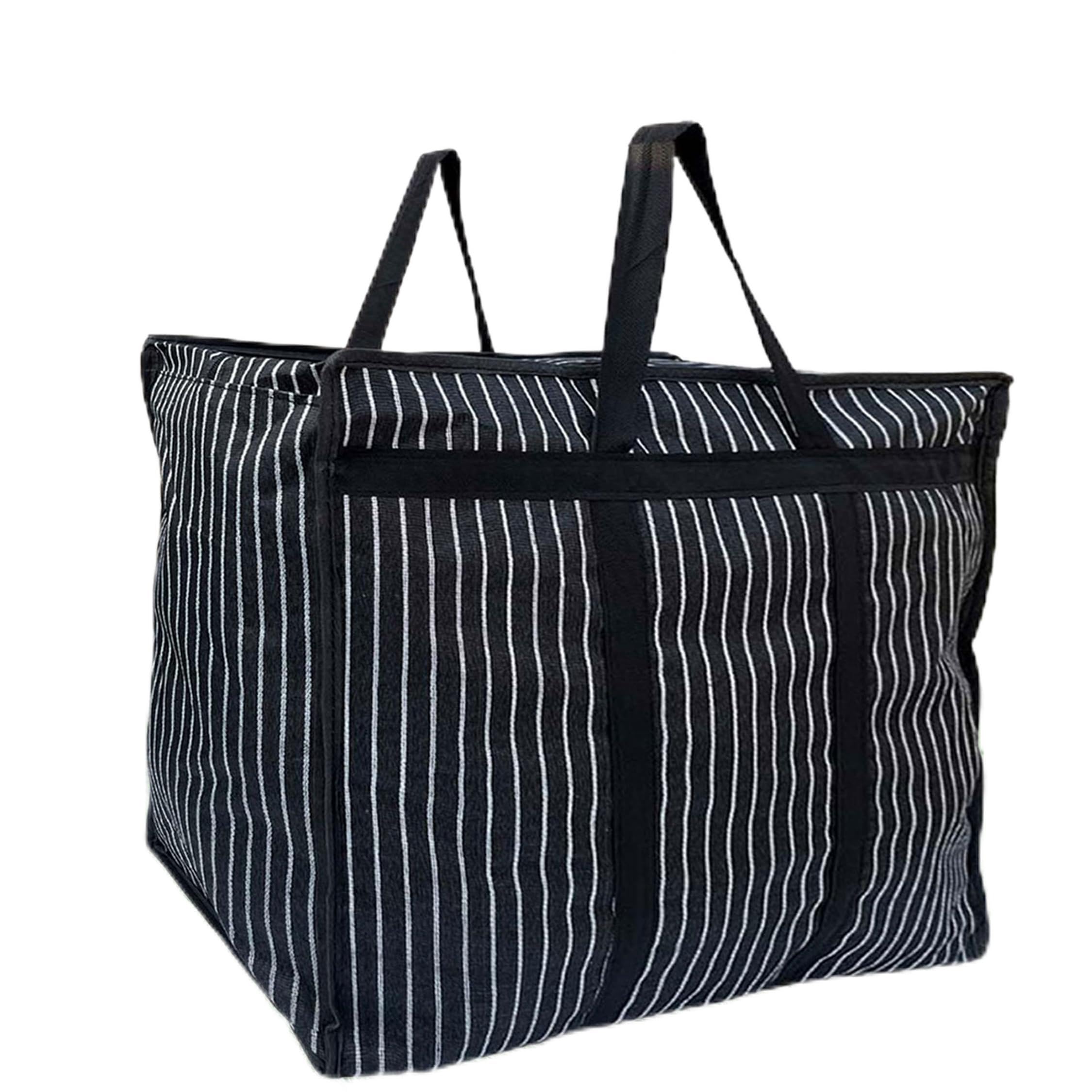 Extra Large Capacity Travel Bag/Storage Bag/Move-in Bags/Duffel Bag - Strong, Durable, Foldable and Water Resistant