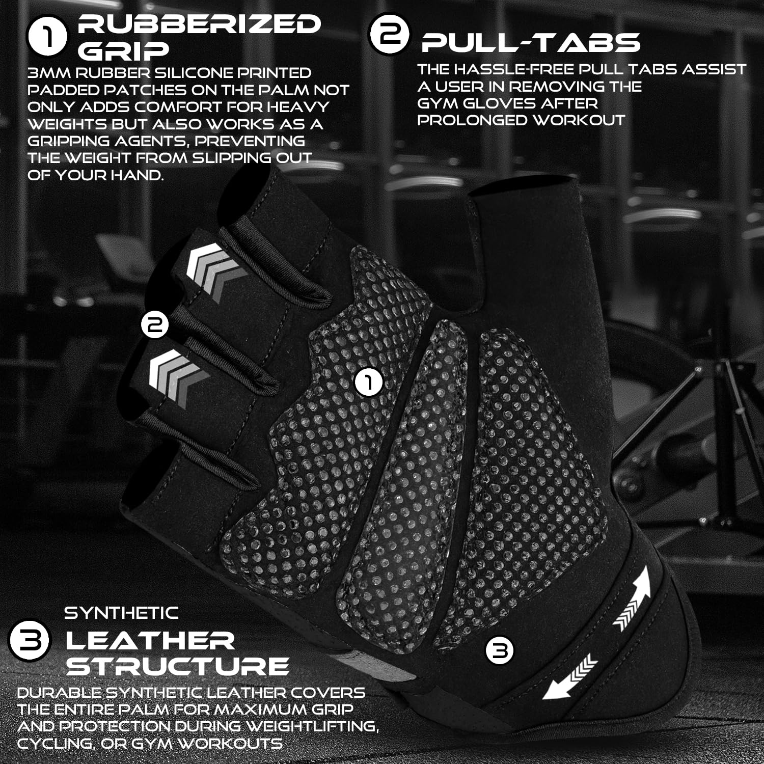 BEAST RAGE Gants d'haltérophilie pour Hommes et Femmes,Gants de Gymnastique pour Crossfit,Respirants,antidérapants,Paume rembourrée en Silicone,Gants d'entraînement pour l'haltérophilie