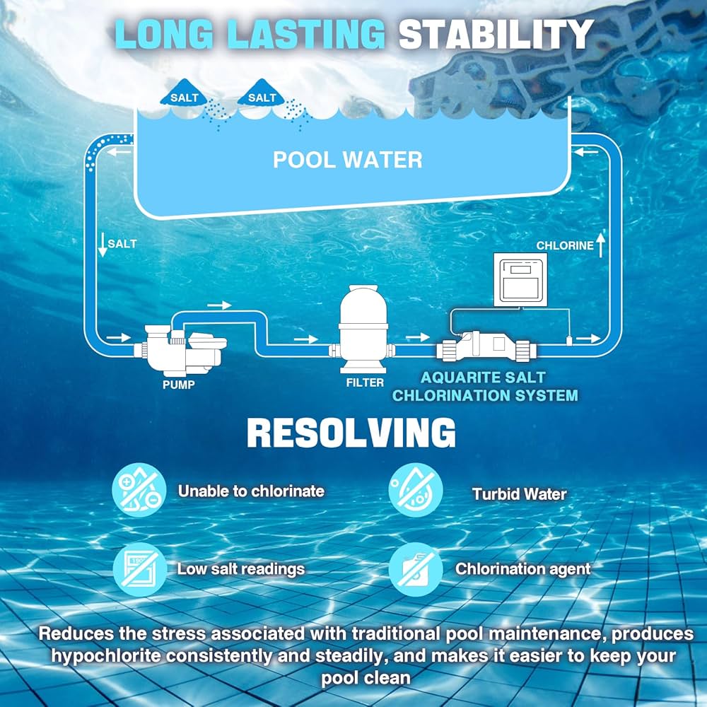 Amazon.com : Autoverve T-15 Pool Salt Turbo Cell Chlorinator