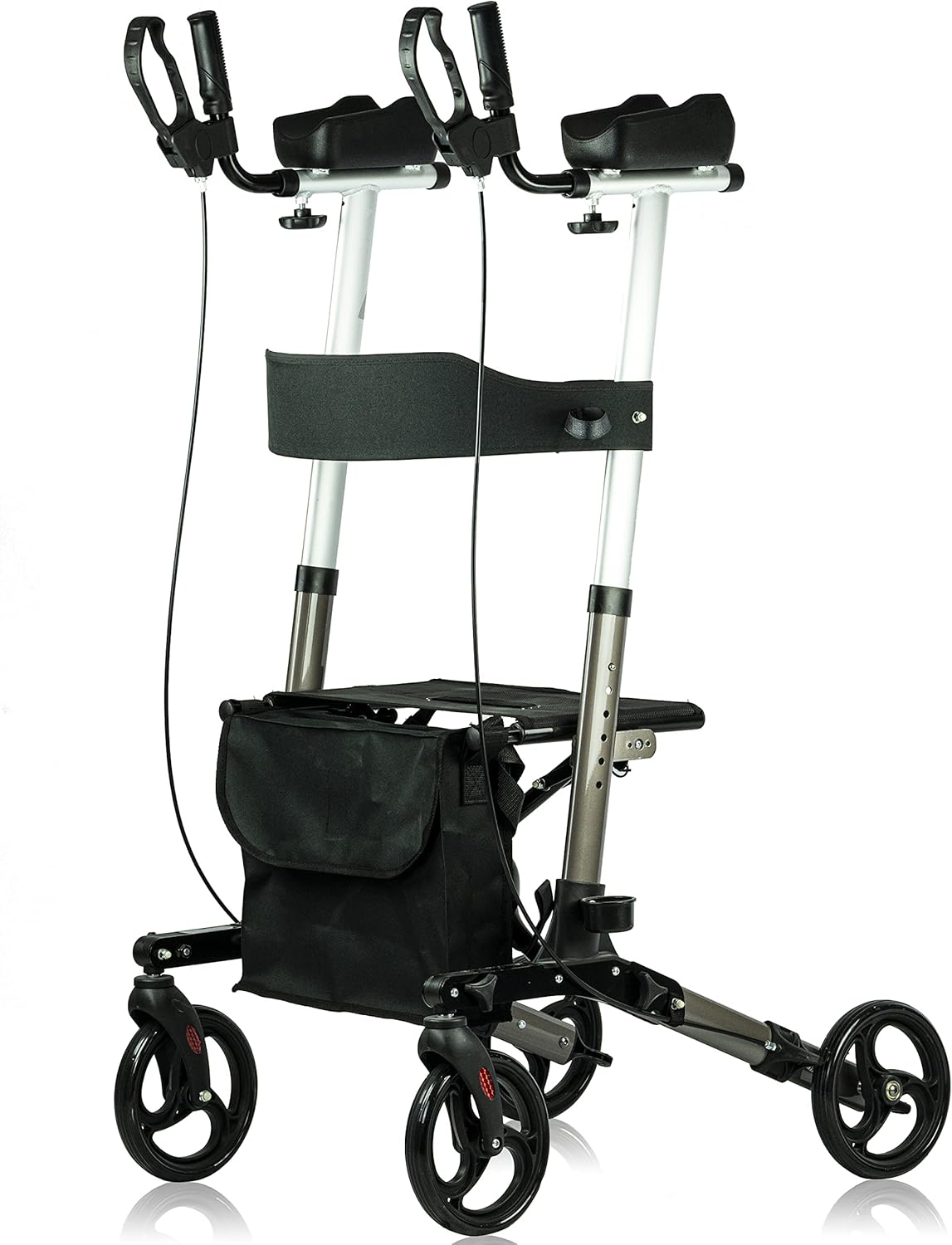 WINLOVE Upright Rollator Walkers for Seniors Standup