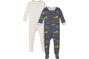 Amazon Essentials Baby Boy's 2-Pack Footed Pajamas: Comfort Meets Style
