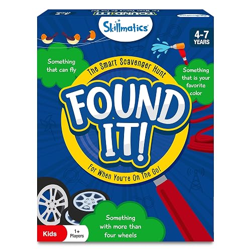 Skillmatics Scavenger Hunt Card Game for Kids – Found It Travel