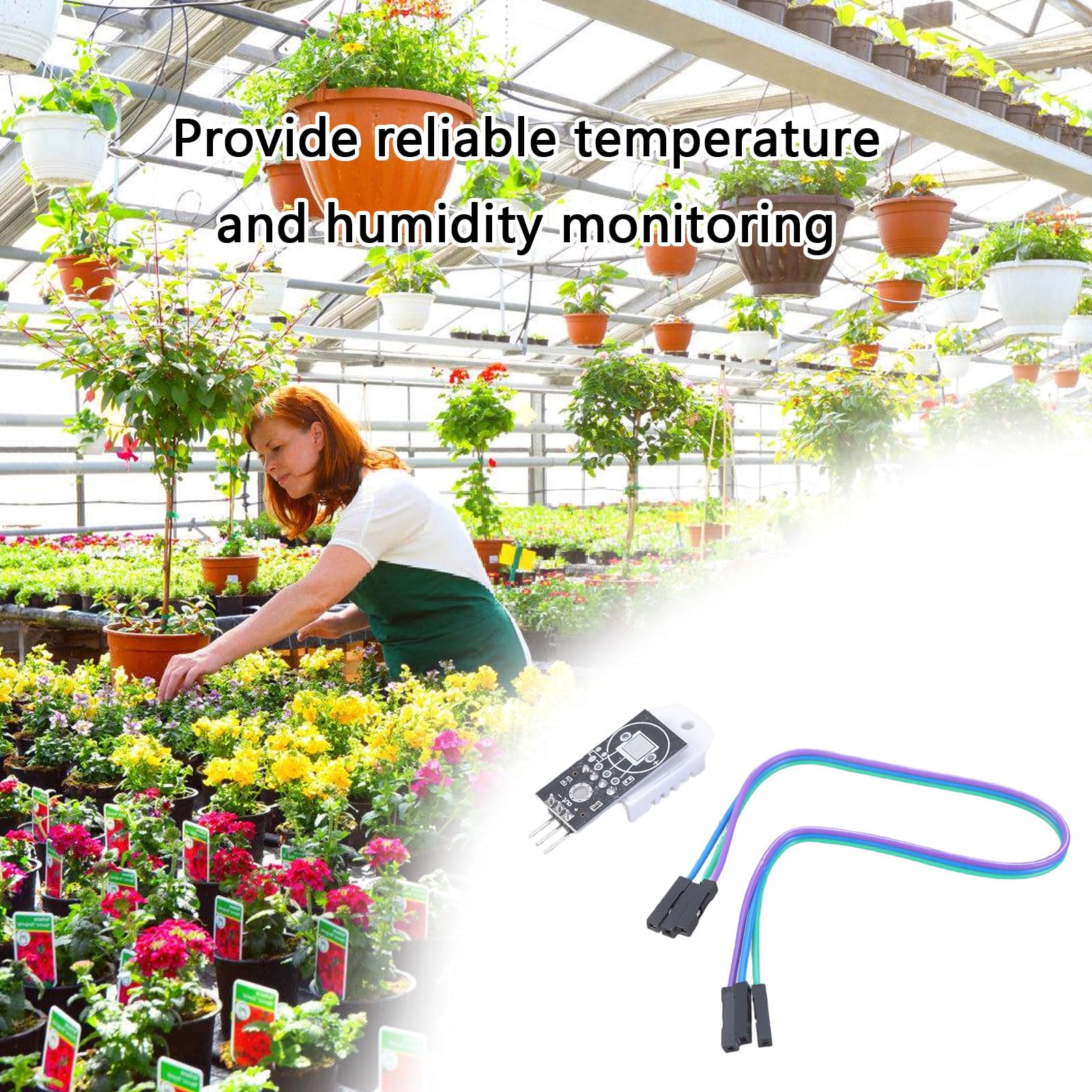 RGYBAO 5 Pack Digital Temperature & Humidity Sensors Module High Precisions Sensors for Develope Raspberry Projects