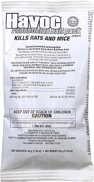 Neogen Havoc Rodenticide Rat & Mouse Bait Pellet Pack, 8 lb.Pail