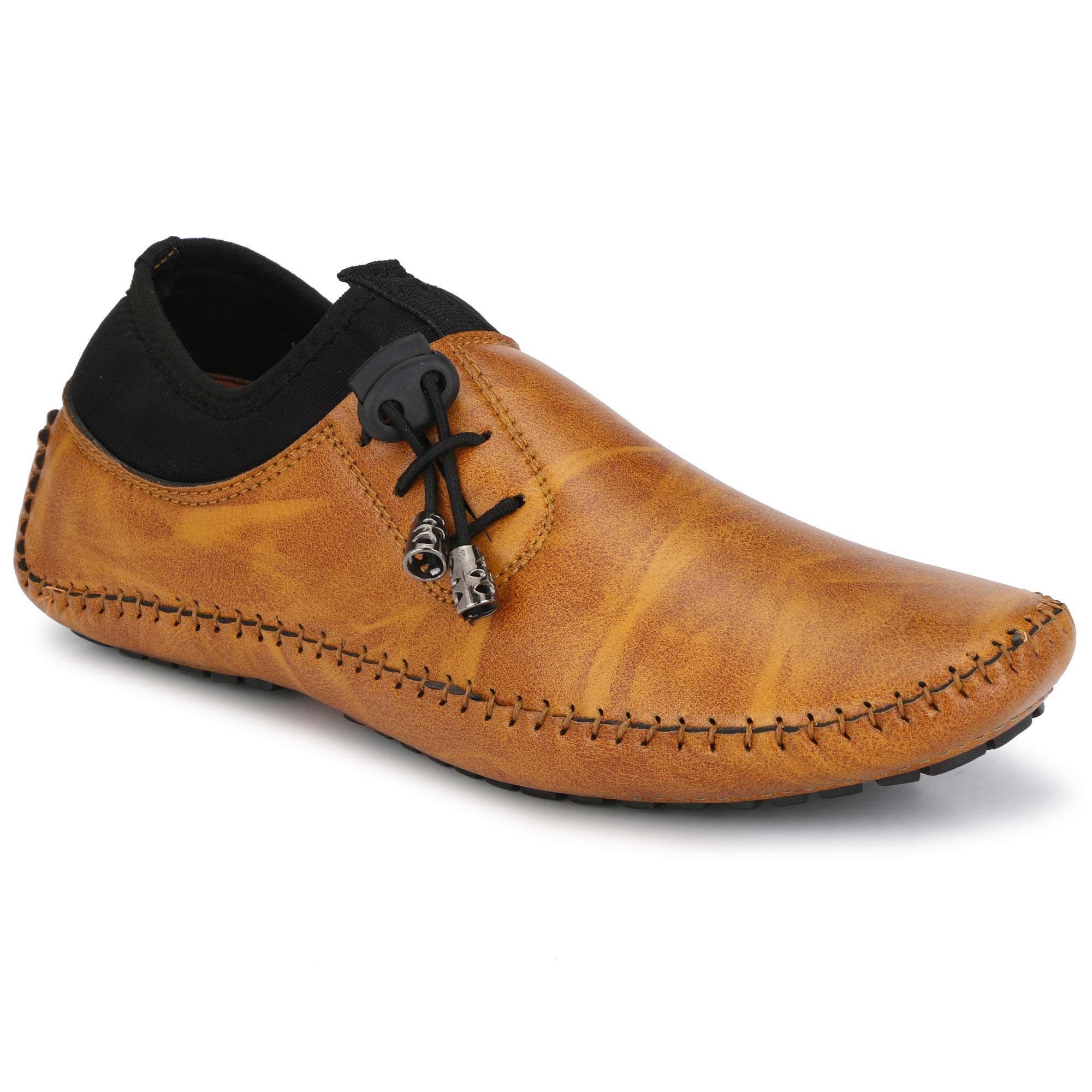 KIATU Mens Synthetic Leather Slip-On Loafer Sandal Shoes for Casual Wear (Beige) (B08CTFYNWH) Amazon Price History, Amazon Price Tracker