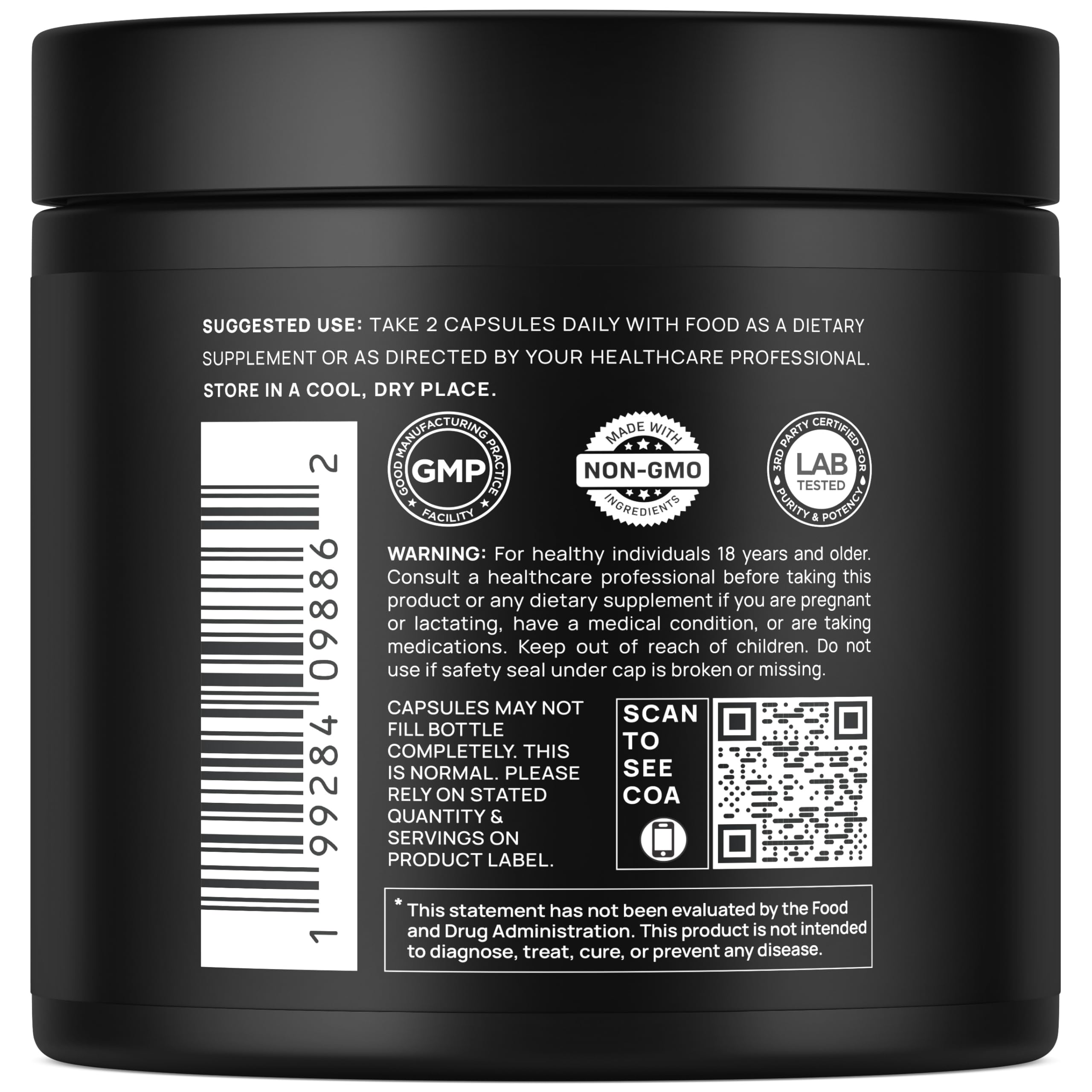 100x Strength Black Shilajit for Men w. 10% Tongkat Ali & Ashwagandha — Amazon image 8