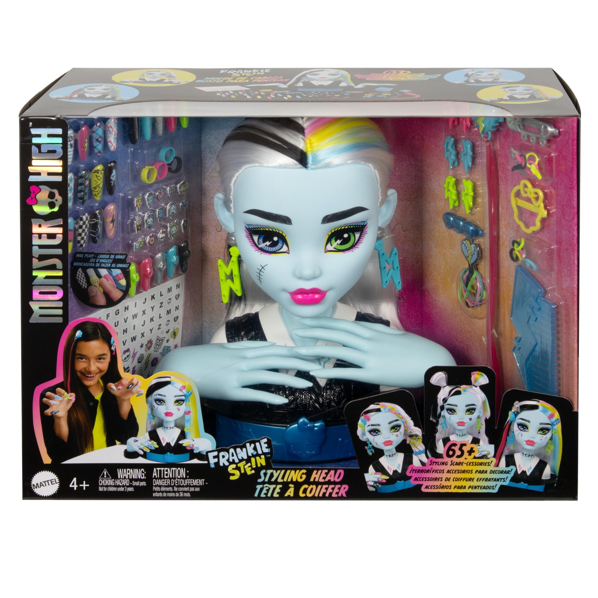 Monster High Bambola MH Frankie Styling Head