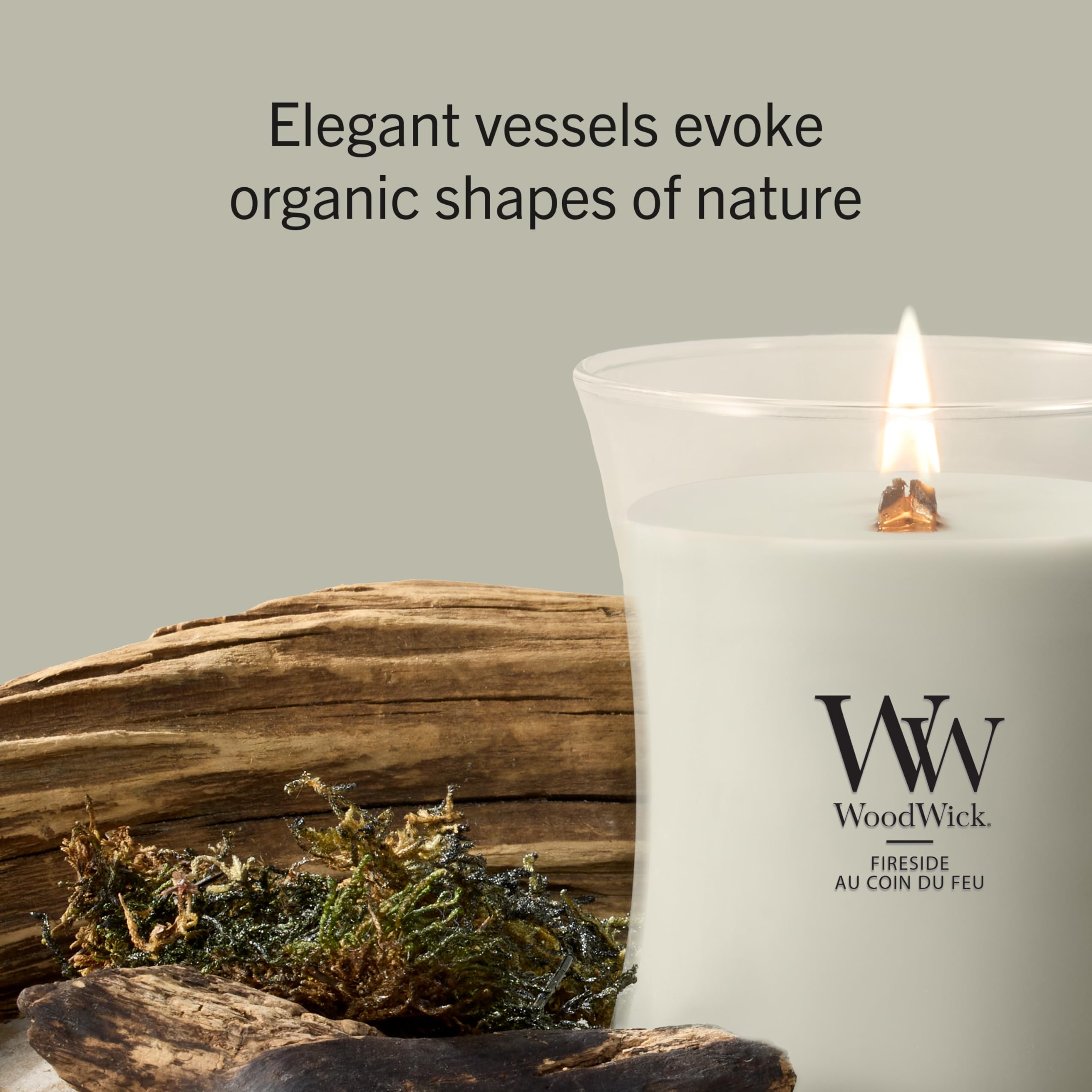 Woodwick Fireside Świeca Zapachowa, L