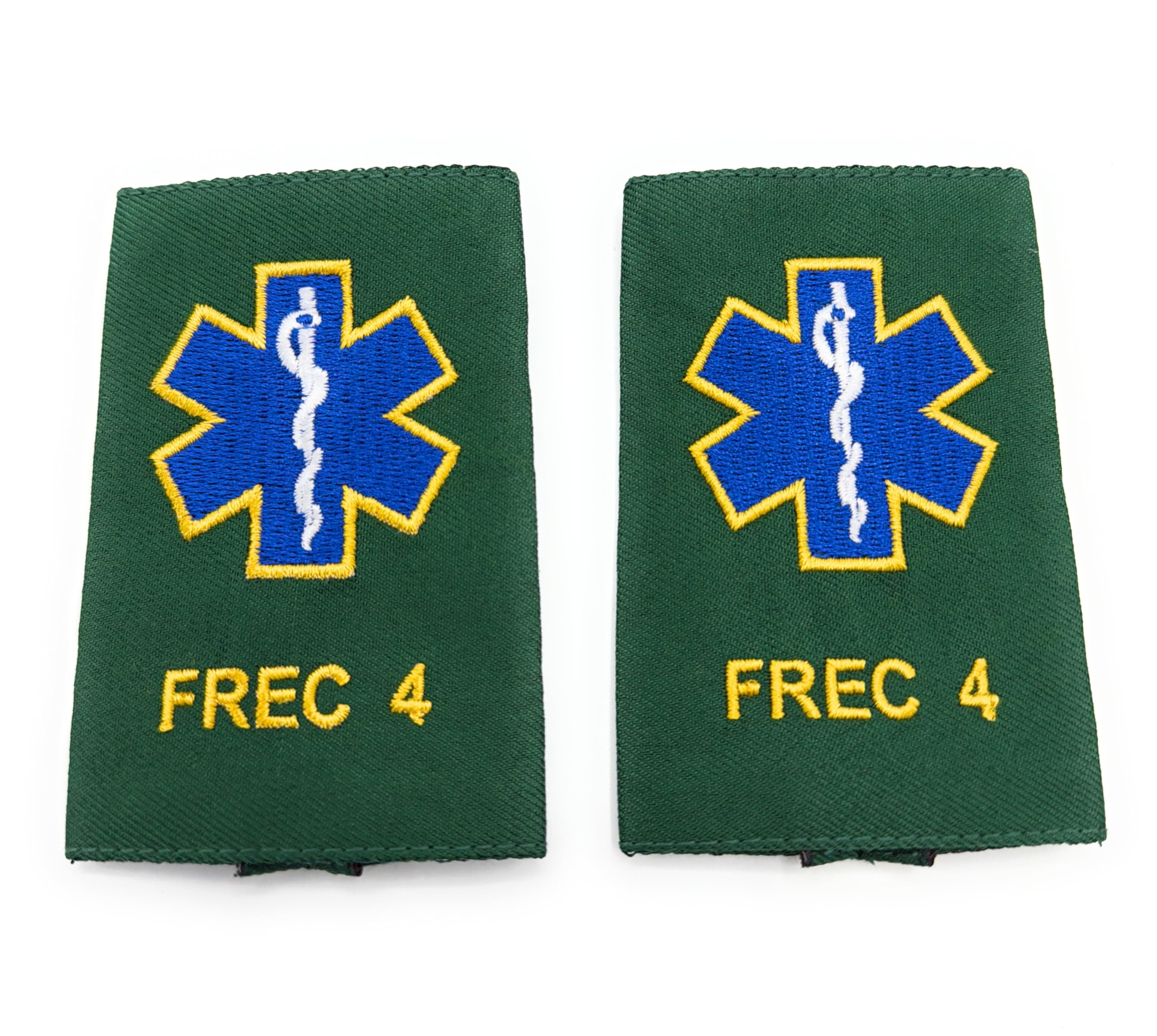 Uniform Store London Medical epaulettes Healthcare Sliders On Green FREC 4