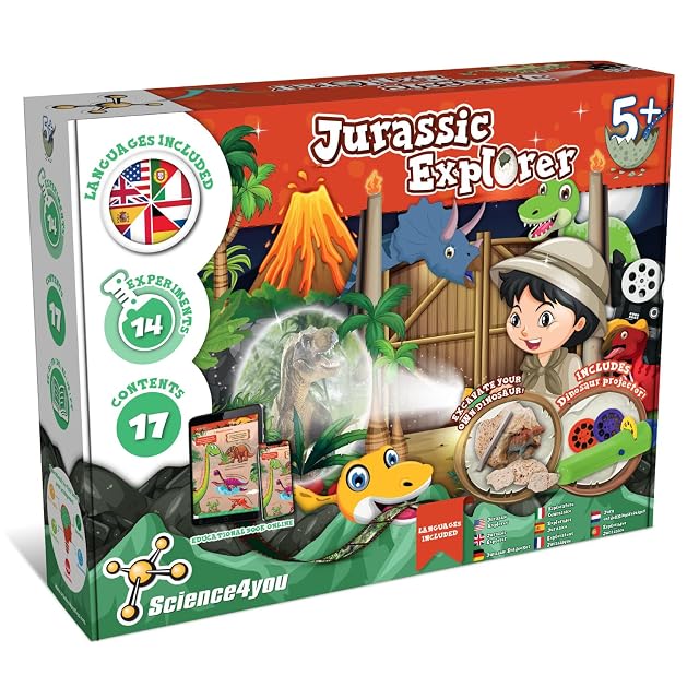Science4you Jurassic Explorer Dino para Niños 4+ Años