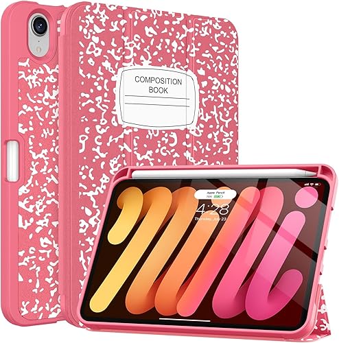 Miniatura 9 de Soke Funda para iPad Mini 7 (A17 Pro) 2024iPad Mini 6 2021 de 8.3 pulgadas con soporte para lápices, carga de lápiz + encendido automáticoapagado