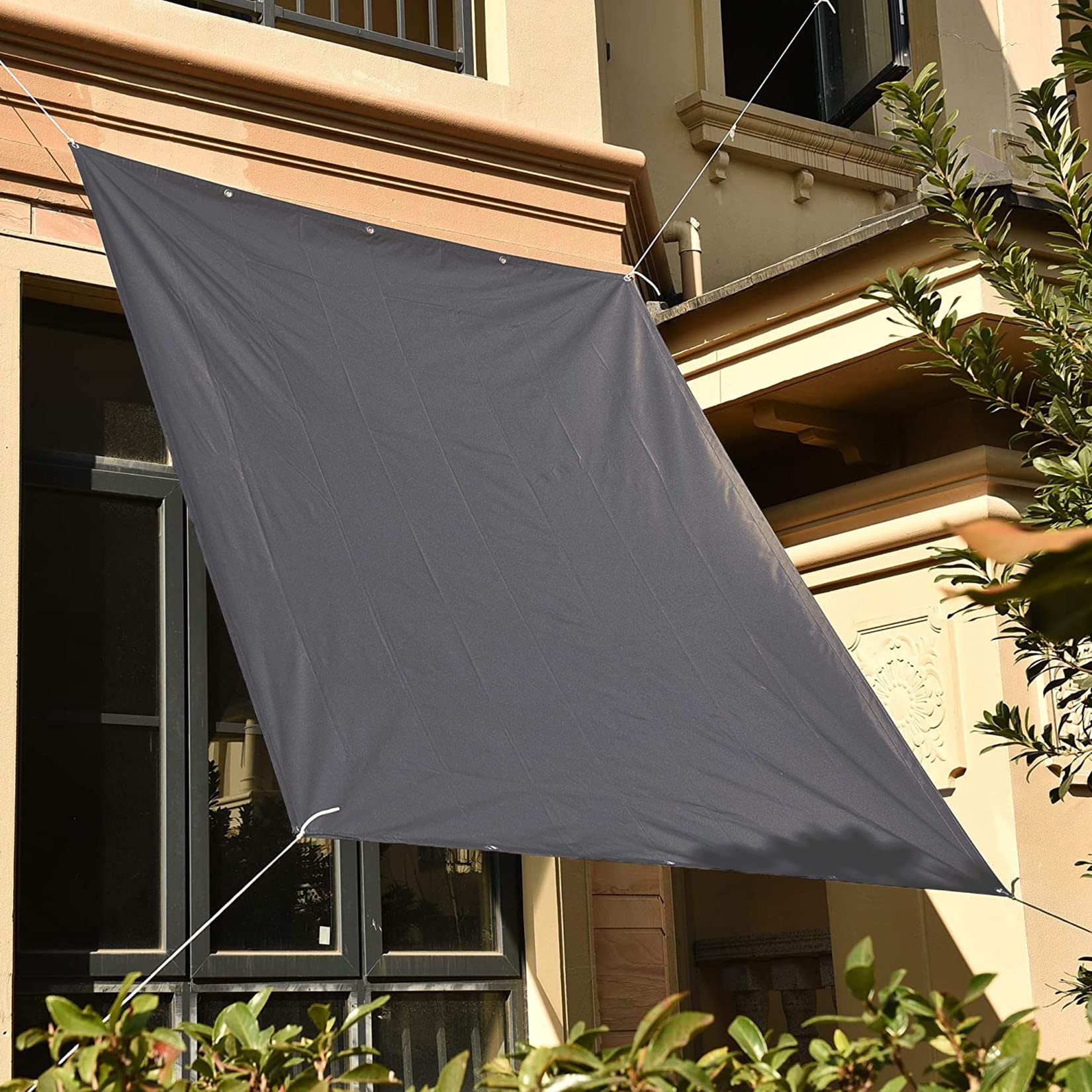 Voile d'ombrage imperméable extérieur pour repas ombragés de jardin
