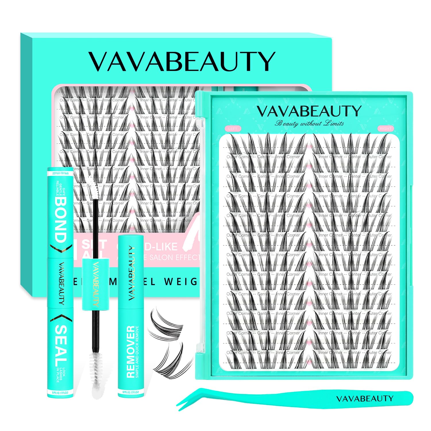 Anime Lash Clusters Kits Natural Manga Eyelash Clusters