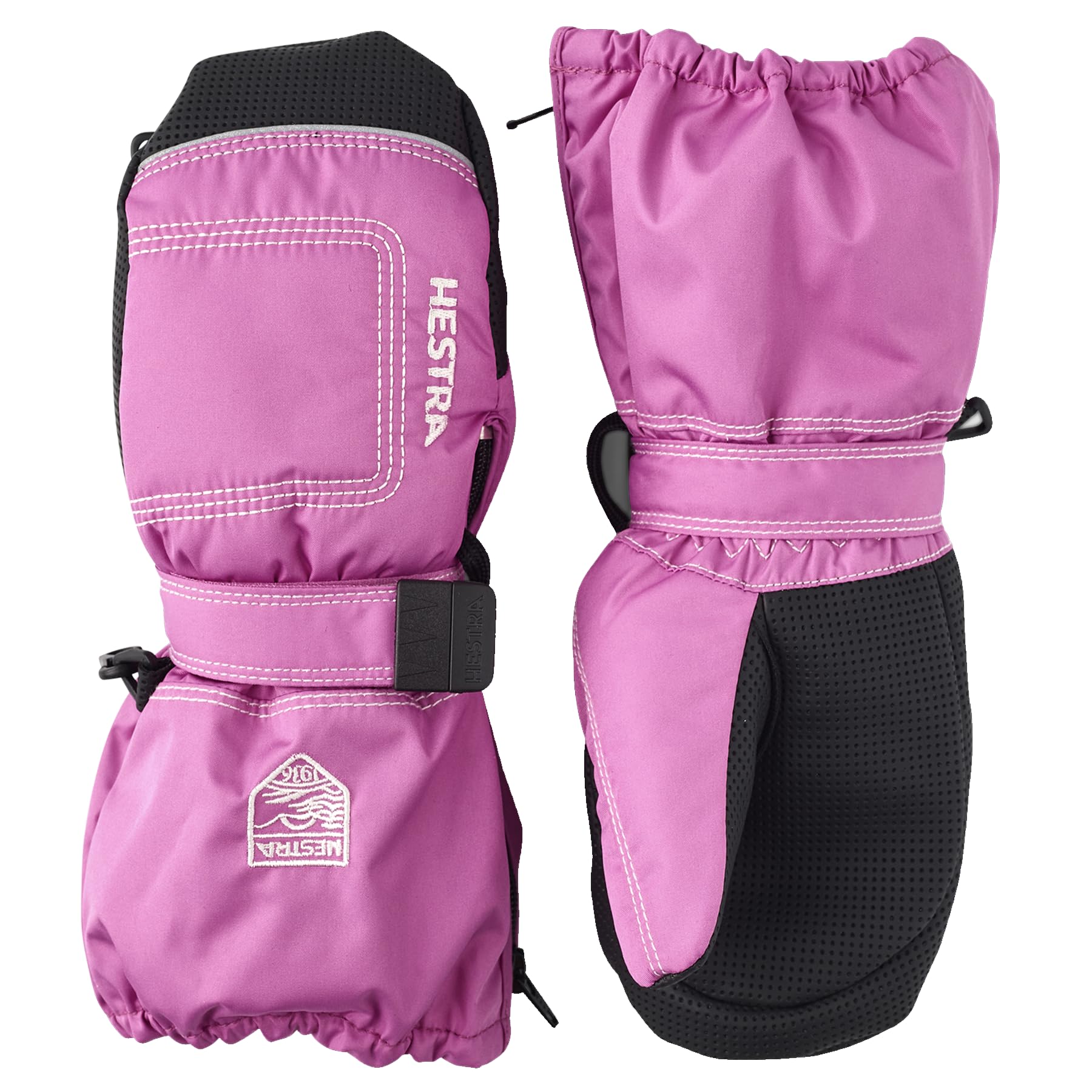 Hestra Baby Zip Long Mitt (Child 1-9yrs) | Waterproof, Insulated Mittens for Toddlers & Kids for Winter & Playing in The Snow