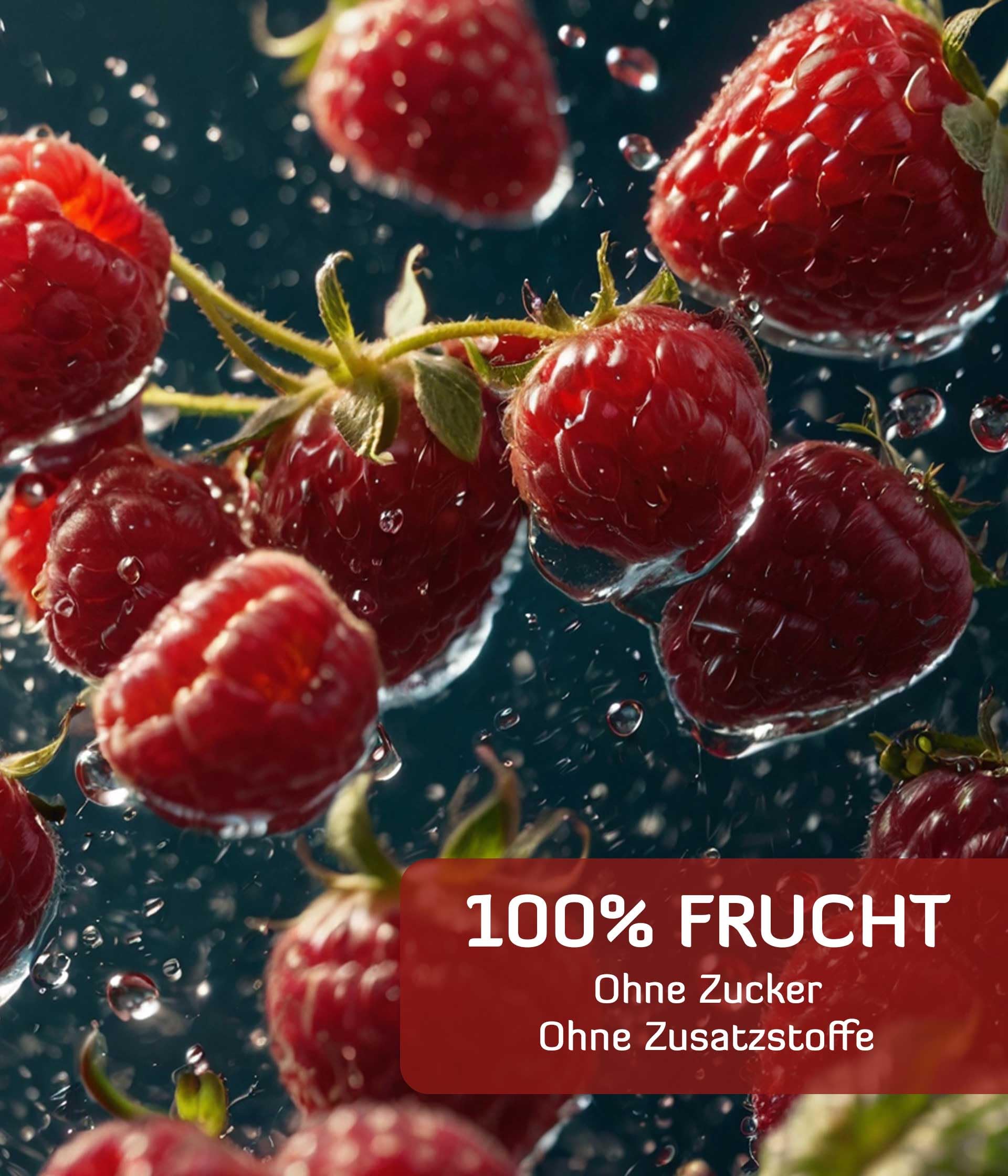 TALI Rote Beeren Mix 1000 g | Gefriergetrocknete Erdbeeren, Himbeeren, Johannisbeeren