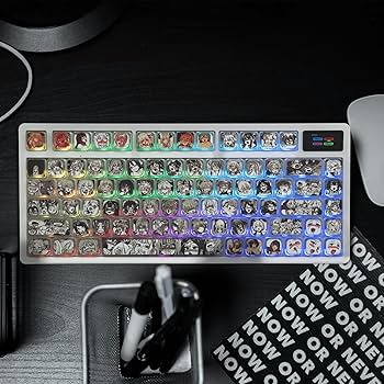 Amazon.com: XVX Low Profile Anime Keycaps, Transparent