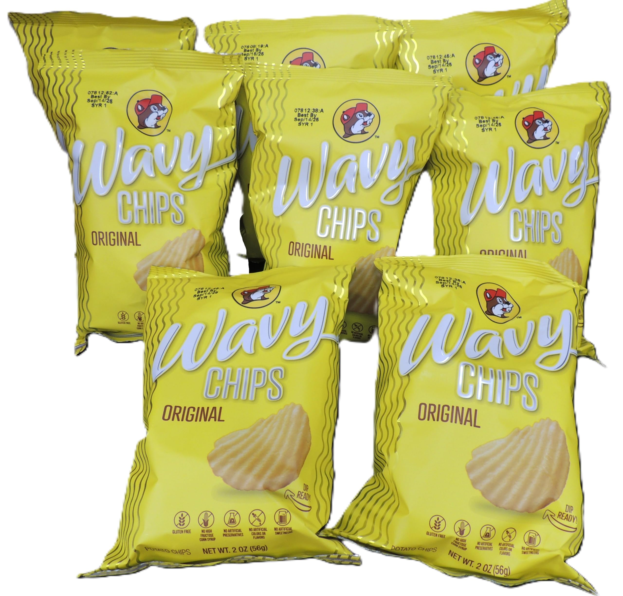 Amazon.com: Buc-ee's Offical Wavy Potato Chips 8 Total Collection