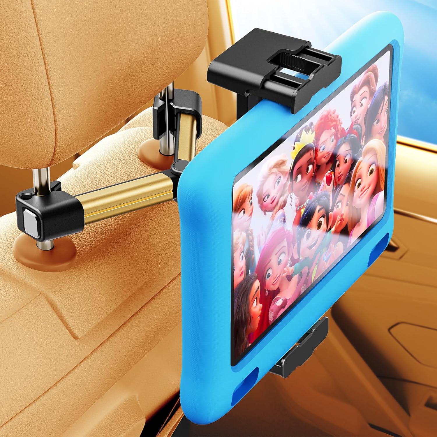 Car Backseat Headrest Phone Tablet Ipad Holder Mount Adjustable 12.9