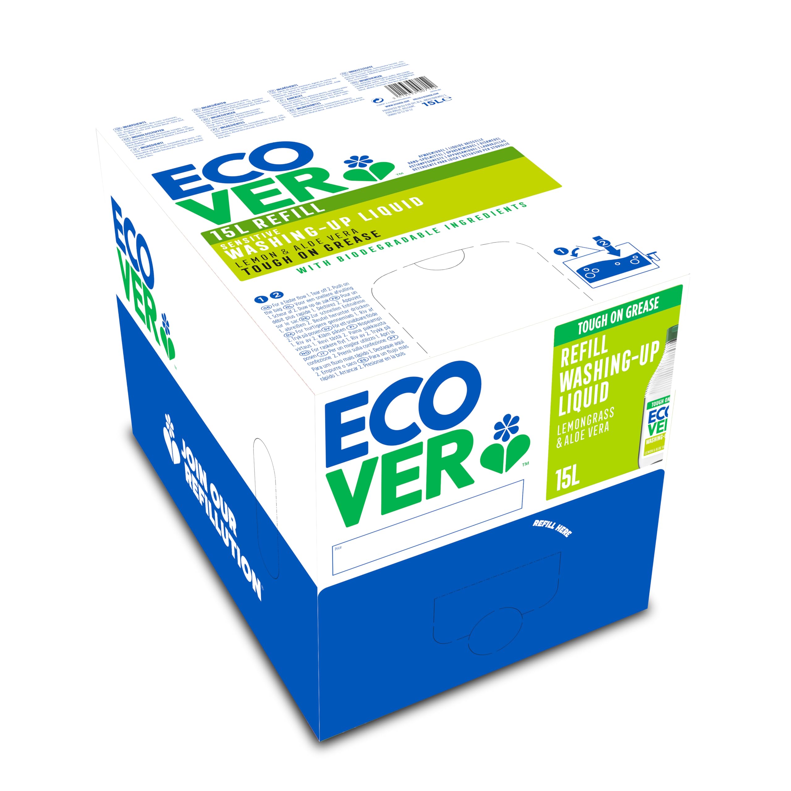 Ecover Lavavajillas Limon Aloe 15 Lt Ecover 1 Unidad 200 g